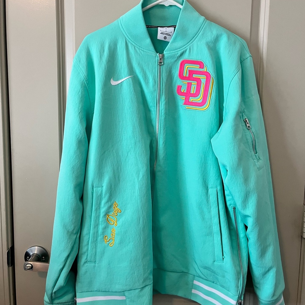 Padres City Connect Dugout Bomber Jacket